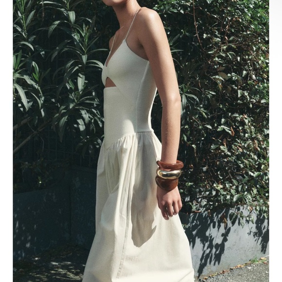 Zara Cutout Combination Dress - Picture 4 of 10